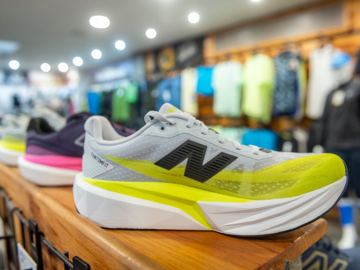 Detalle de zapatilla New Balance en Run Addiction Castellón